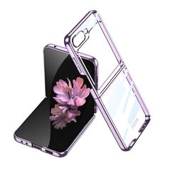 Zastitna maska (futrola) LINES - Samsung F741B/F761B Galaxy Z Flip 6 5G/Z Flip 7 FE 5G ljubicasta (GKK case) (MS).