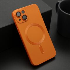 Zastitna maska (futrola) ELEGANT MAGSAFE - iPhone 13 (6.1) narandzasta (MS).