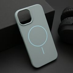 Zastitna maska (futrola) JELLY MagSafe - iPhone 15 mint (MS).