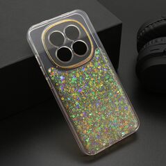 Zastitna maska (futrola) CRYSTAL GLOW - Xiaomi Redmi Note 15 Pro 5G narandzasta (MS).