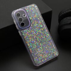 Zastitna maska (futrola) CRYSTAL GLOW - Samsung A566 Galaxy A56 5G ljubicasta (MS).