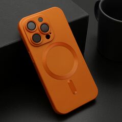 Zastitna maska (futrola) ELEGANT MAGSAFE - iPhone 14 Pro (6.1) narandzasta (MS).