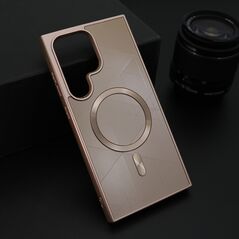 Zastitna maska (futrola) ZEN SHIELD MagSafe - Samsung S928 Galaxy S24 Ultra 5G roze (MS).