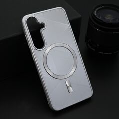 Zastitna maska (futrola) ZEN SHIELD MagSafe - Samsung S921 Galaxy S24 5G srebrna (MS).