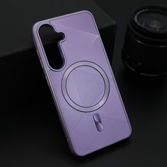 Zastitna maska (futrola) ZEN SHIELD MagSafe - Samsung S921 Galaxy S24 5G ljubicasta (MS).