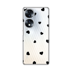 Zastitna ultra tanka (skin) maska / futrola PRINT - Huawei Honor 70 Hearts.