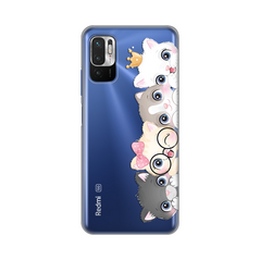 Zastitna ultra tanka (skin) maska / futrola PRINT - Xiaomi Redmi Note 10 5G Cats.