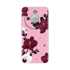 Zastitna ultra tanka (skin) maska / futrola PRINT - Huawei Honor Magic 8 Lite Pink Orchid.
