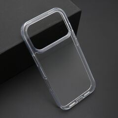 Zastitna maska (futrola) COLOR okvir za iPhone 17 Pro srebrna (providna) (MS).