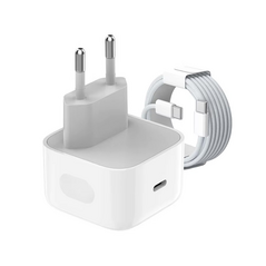 Kucni punjac PD Fast charger 40W - iPhone 17 sa PD Type C kablom CE beli.