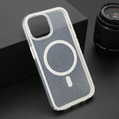 Zastitna maska (futrola) CRYSTAL MagSafe - iPhone 15 bela (MS).