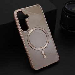 Zastitna maska (futrola) ZEN SHIELD MagSafe - Samsung S921 Galaxy S24 5G roze (MS).