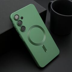 Zastitna maska (futrola) ELEGANT MAGSAFE - Samsung A556 Galaxy A55 5G zelena (MS).