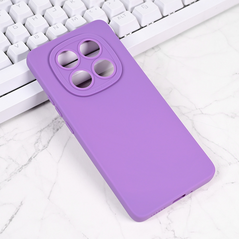 Zastitna maska (futrola) Silikon Pro Camera - Xiaomi Redmi Note 14 Pro 4G ljubicasta.