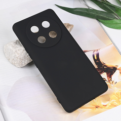 Zastitna maska (futrola) Teracell Soft Velvet - Huawei Honor Magic 7 lite crna.