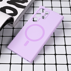 Zastitna maska (futrola) Magsafe Pure color - Samsung S928B Galaxy S24 Ultra lila.