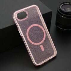 Zastitna maska (futrola) CRYSTAL MagSafe - iPhone 16e/17e (6.1) roze (MS).