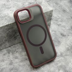 Zastitna maska (futrola) DARK DROP MagSafe - iPhone 16e/17e (6.1) bordo (MS).