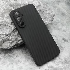 Zastitna silikonska maska (futrola) CARBON LIGHT - Samsung A566 Galaxy A56 5G crna (MS).