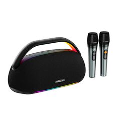 Zvucnik bluetooth Moxom MX-SK103 sa dva mikrofona crni (MS).