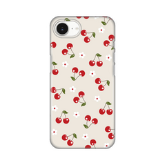 Zastitna silikonska maska (futrola) PRINT - iPhone 16e/17e 6.1 Cherry and Flowers.
