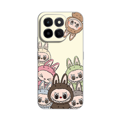 Zastitna silikonska maska (futrola) PRINT - Huawei Honor X6c La bubu.