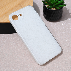 Zastitna maska (futrola) Sparkle Dust - iPhone 16e/17e 6.1 bela.