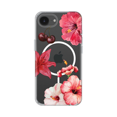 Zastitna maska (futrola) print Magsafe - iPhone 16e/17e 6.1 Hibiscus.