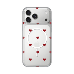 Zastitna maska (futrola) print Magsafe - iPhone 17 Pro Max 6.9 Red Hearts.