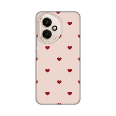 Zastitna silikonska maska (futrola) PRINT - Huawei Honor 400 Beige Hearts.