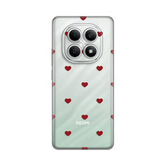 Zastitna silikonska maska (futrola) PRINT - Xiaomi Redmi Note 15 5G Red Hearts.