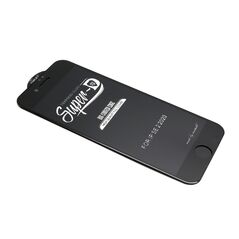 Staklena folija (zastitno kaljeno staklo) za ekran 11D - iPhone SE (2020/2022) SUPER D crna (MS).