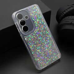 Zastitna maska (futrola) CRYSTAL GLOW - Samsung S941 Galaxy S26 5G srebrna (MS).