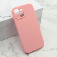 Zastitna maska (futrola) Soft Silicone - iPhone 15 roze (MS).