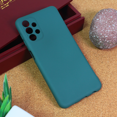Zastitna maska (futrola) Teracell Giulietta - Samsung A135 Galaxy A13 4G mat zelena.