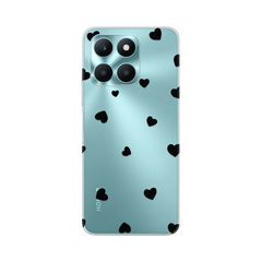 Zastitna ultra tanka (skin) maska / futrola PRINT - Huawei Honor X6a Hearts.
