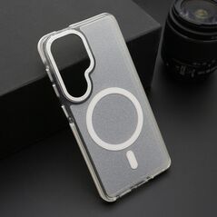 Zastitna maska (futrola) SPARKLING LOOK MagSafe - Samsung S941 Galaxy S26 5G bela (MS).