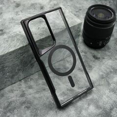 Zastitna maska (futrola) PLATINUM MagSafe - Samsung Galaxy S23 Ultra 5G crna (MS).