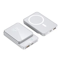 Univerzalna Back Up Baterija MagSafe M100 15W PD 20W+22.5W Fast 10000mAh beli (MS).