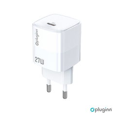 Kucni punjac Pluginn PI-D73-27w, PD 3.0, PPS, 27W sa PD iPhone lightning kablom beli CE.