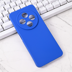 Zastitna maska (futrola) Silikon Pro Camera - Xiaomi Redmi 14C/Redmi A4 tamno plava.