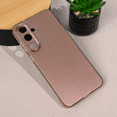 Zastitna maska (futrola) Sparkle Dust - Samsung S731B Galaxy S25 Fe roze zlatna.