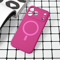 Zastitna maska (futrola) Magsafe Pure color - iPhone 17 Pro Max 6.9 tamno pink.