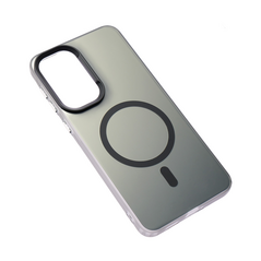 Zastitna maska (futrola) Magsafe providna - Samsung A576 Galaxy A57 5G crna.