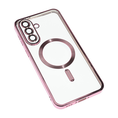 Zastitna maska (futrola) Magsafe Lux - Samsung A576 Galaxy A57 5G roze.