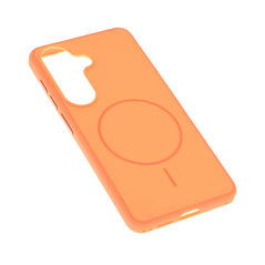 Zastitna maska (futrola) Magsafe mat Line - Samsung S941 Galaxy S26 narandzasta.
