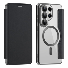 Zastitna maska (futrola) Magsafe Lux na preklop (bi fold) - Samsung S948 Galaxy S26 Ultra crna.