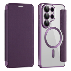 Zastitna maska (futrola) Magsafe Lux na preklop (bi fold) - Samsung S948 Galaxy S26 Ultra ljubicasta.