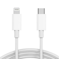 USB data kabl PD - iPhone Type C na lightning 3A HQ beli 1m (MS).