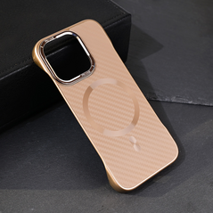 Zastitna maska (futrola) Magsafe Carbon - iPhone 16 Pro braon.